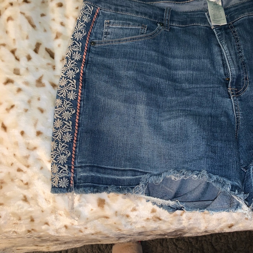 Denim shorts